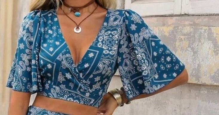 Shein Women Assorted Tops and Skirt Size M L thumbnail 2