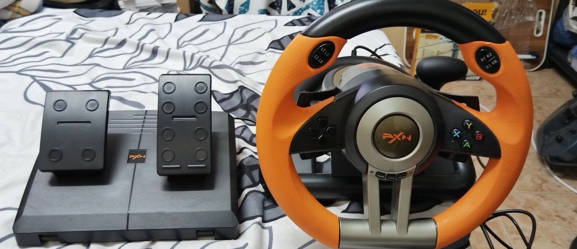 Volant de course PXN Pro avek pédales thumbnail 2