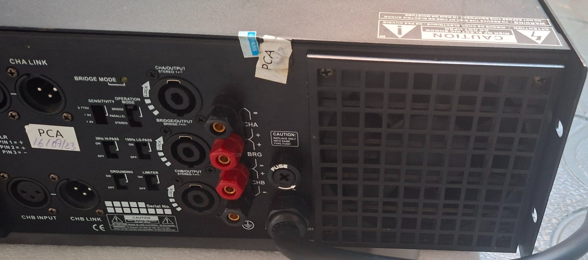 OMS CA20 Professional Power Amplifier thumbnail 3
