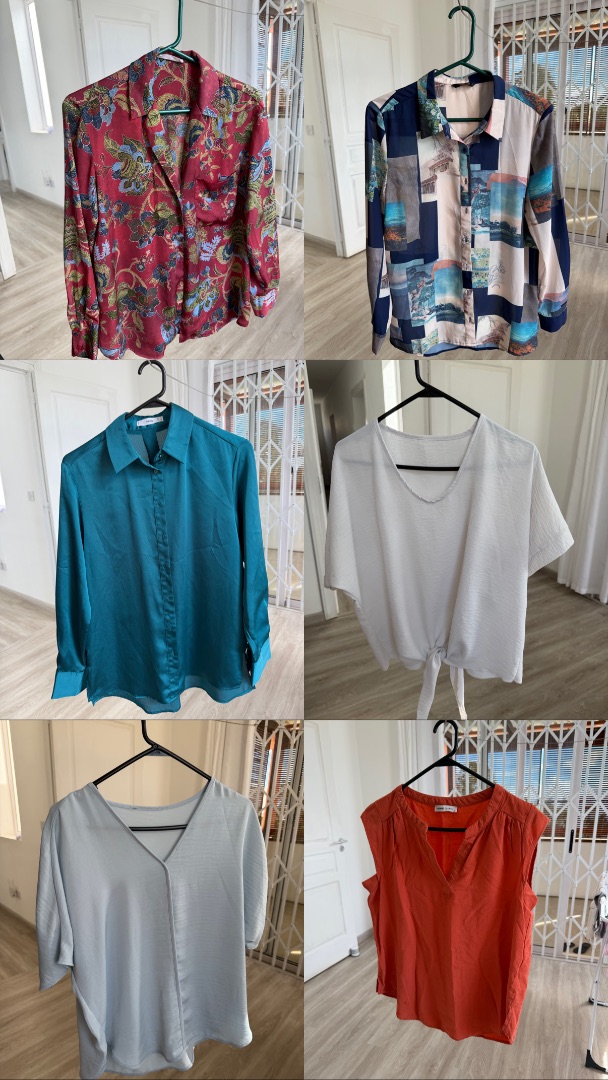 Women's Assorted Blouses and Tops Lot of 6