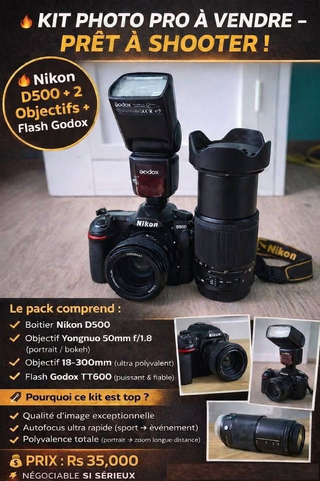 Nikon D500 with Sigma 18-300mm, Yongnuo 50mm, Godox Flash