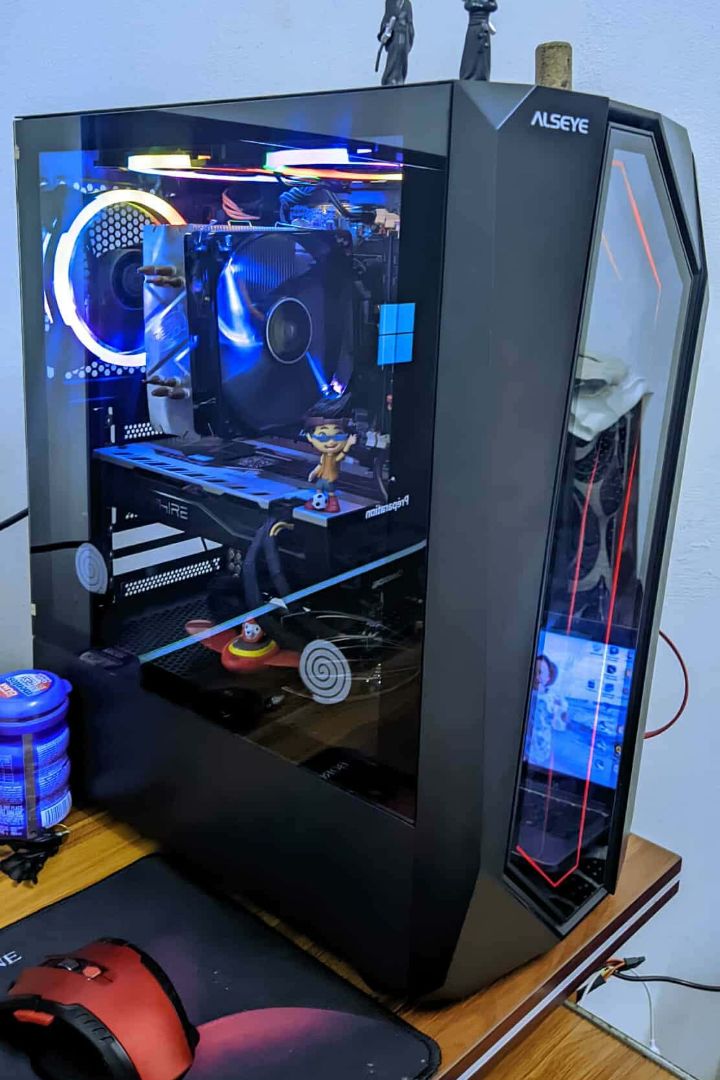 Custom Gaming PC i7 16GB 512GB RX 580 Black - Image 1 of 1