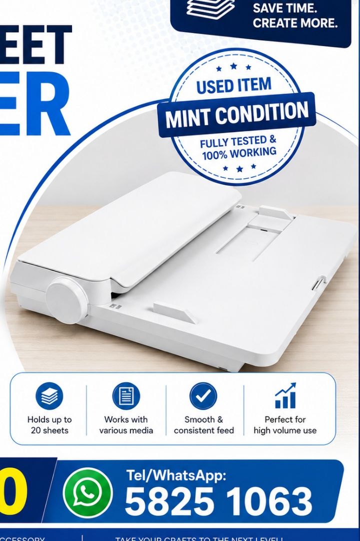 Silhouette Auto Sheet Feeder For Cameo 4 White