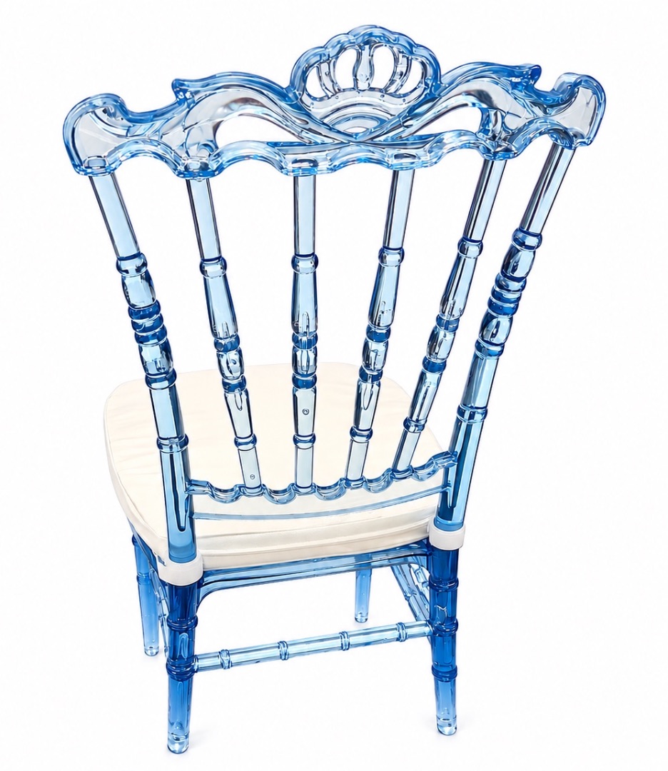 Blue Acrylic Tiffany Chair thumbnail 2