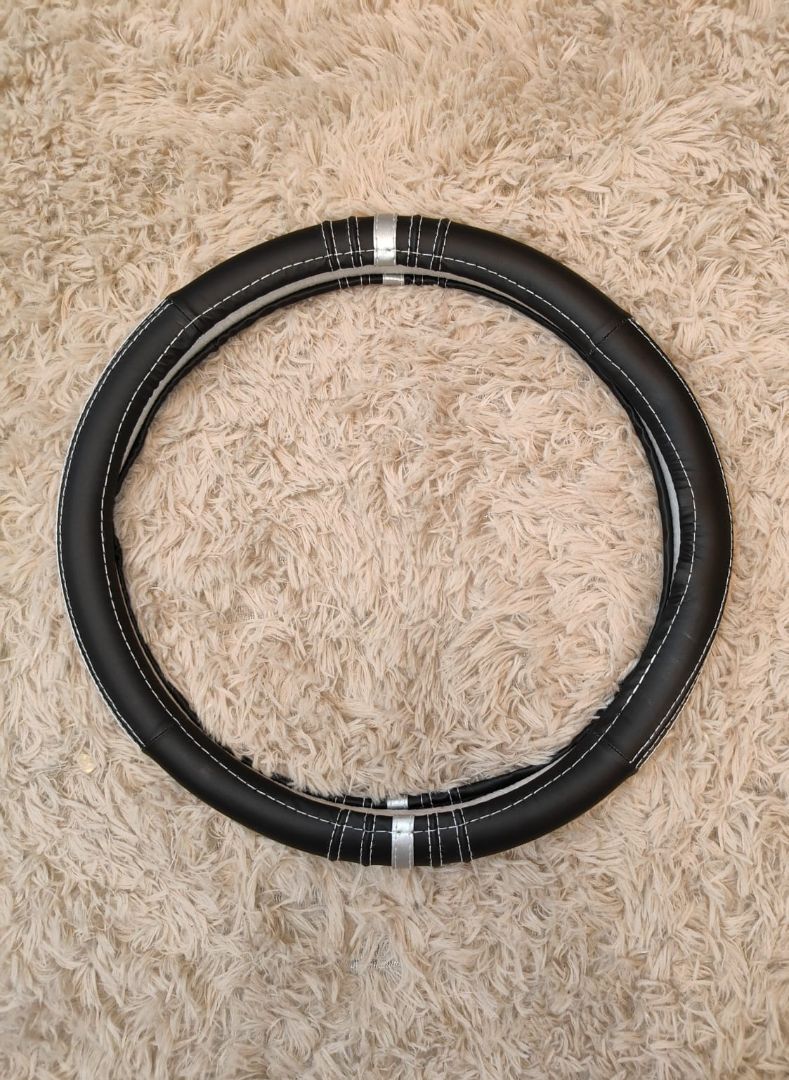 Car Steering Wheel Cover Black