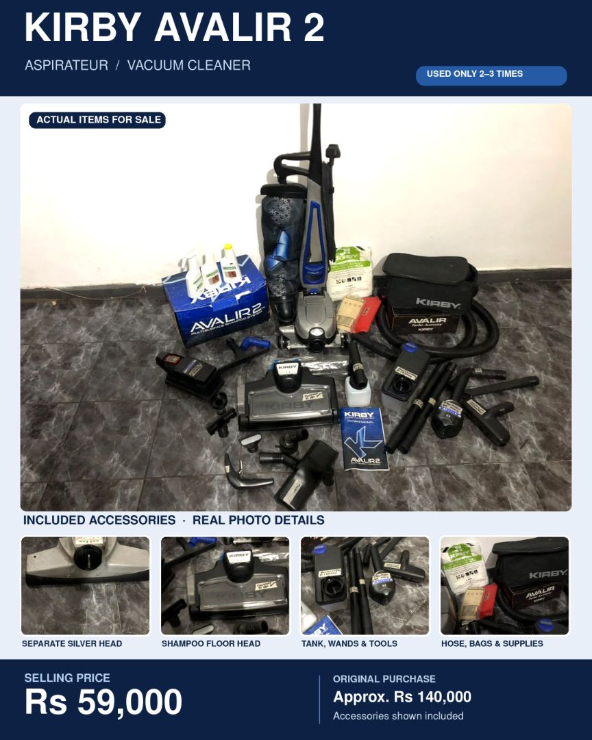 Kirby Avalir 2 Vacuum Cleaner with Accessories