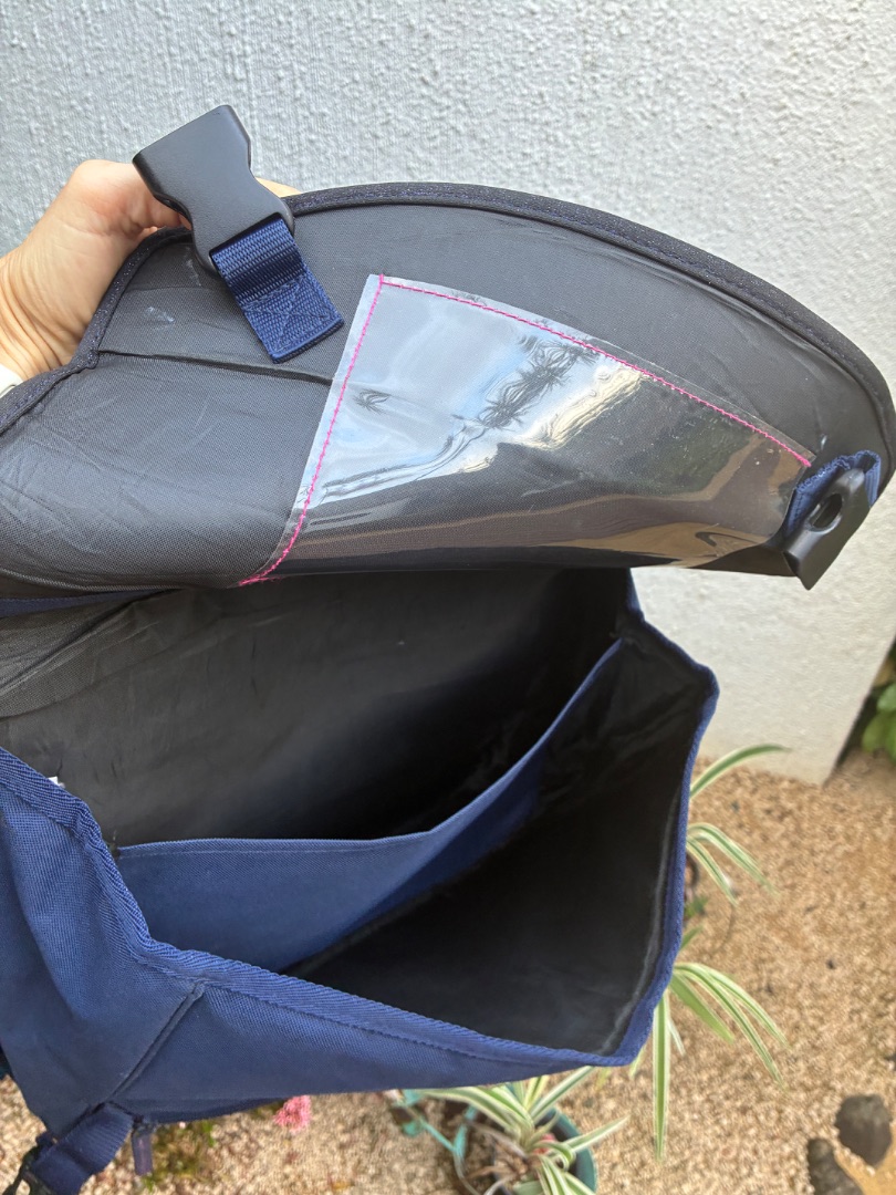 Little Marc Jacobs Navy Blue Floral School Bag thumbnail 2