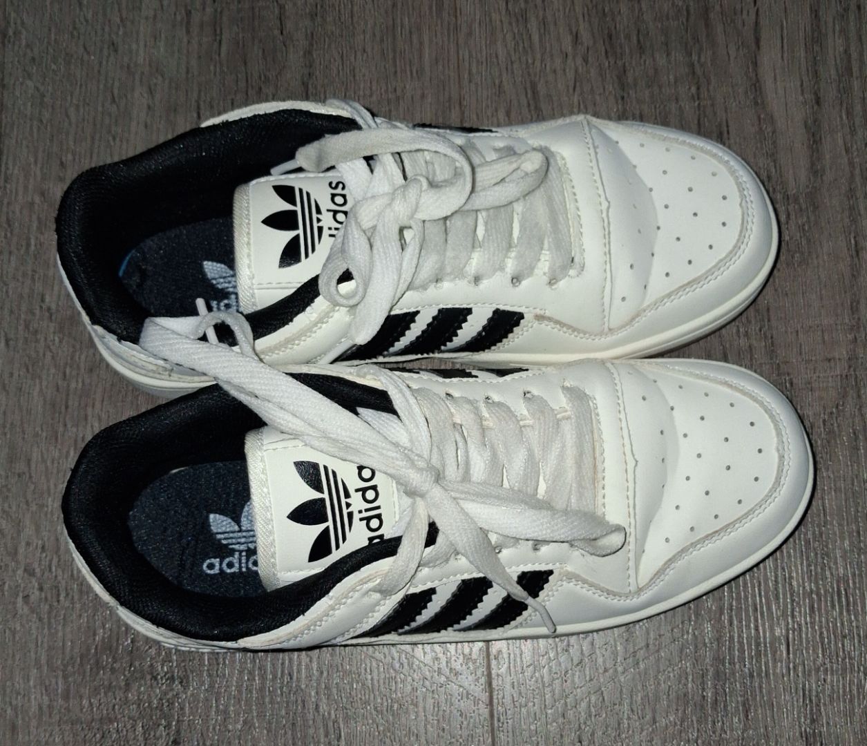 Adidas White Sneakers Size 35