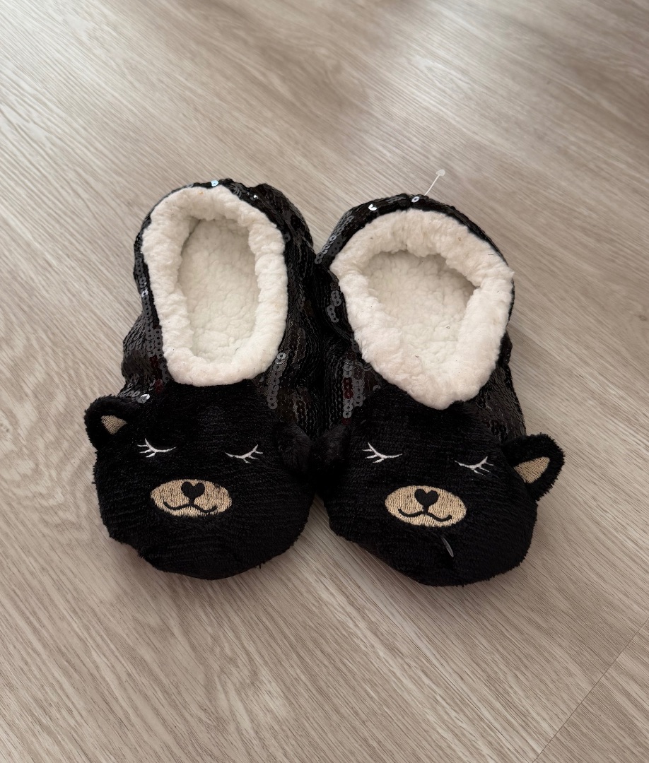 Black Bear Slippers