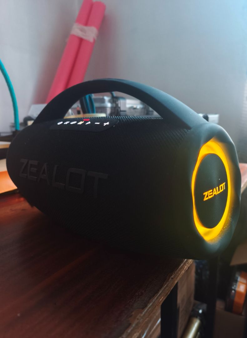 Zealot 80W Bluetooth Speaker with 2 Wireless Mics