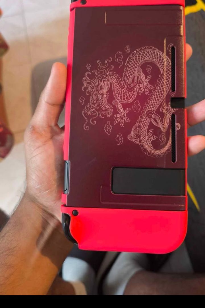 Nintendo Switch Console with Dragon Protective Case