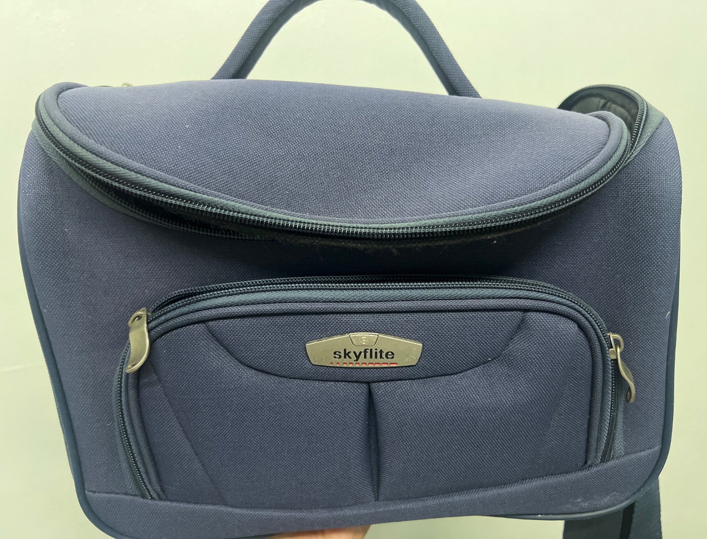 Skyflite Navy Blue Travel Vanity Case - Image 1 of 1