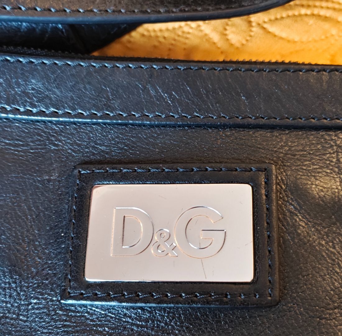 D&G Black Leather Crossbody Bag thumbnail 2