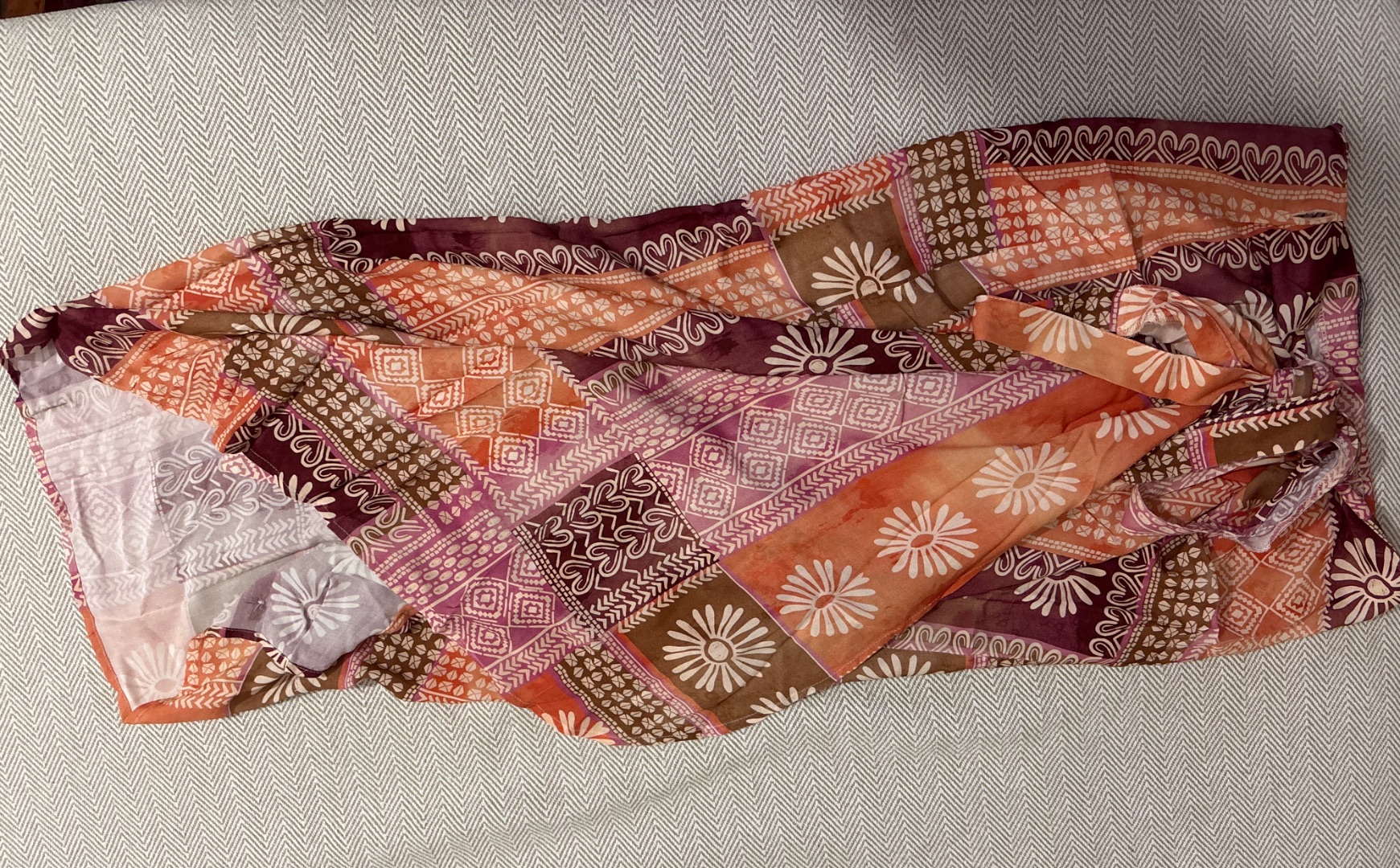 Island Haze Wrap Skirt Multicolor Size M