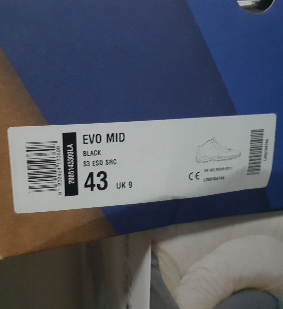 Aboutblu Evo Mid Safety Shoes Black Size 43 - Image 1 of 3