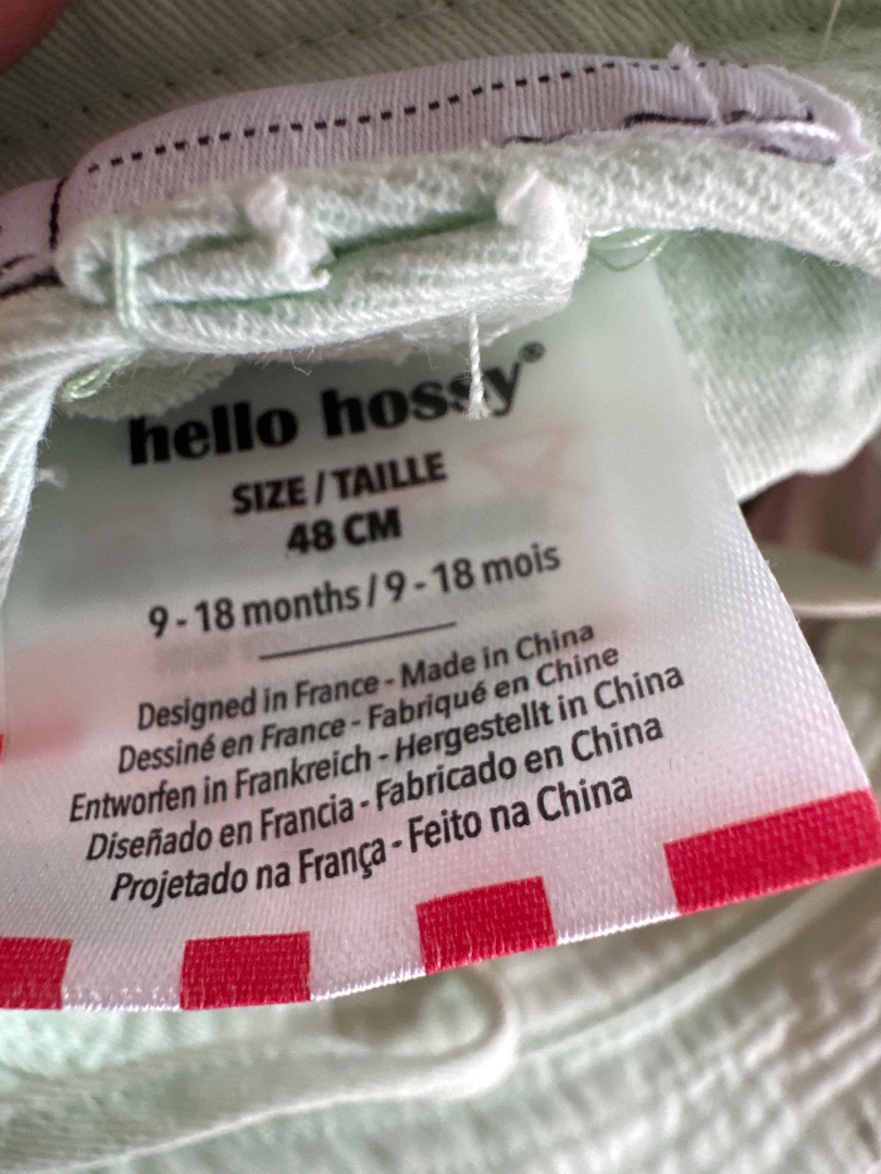 Hello Hossy Bucket Hat 9-18 Months thumbnail 5
