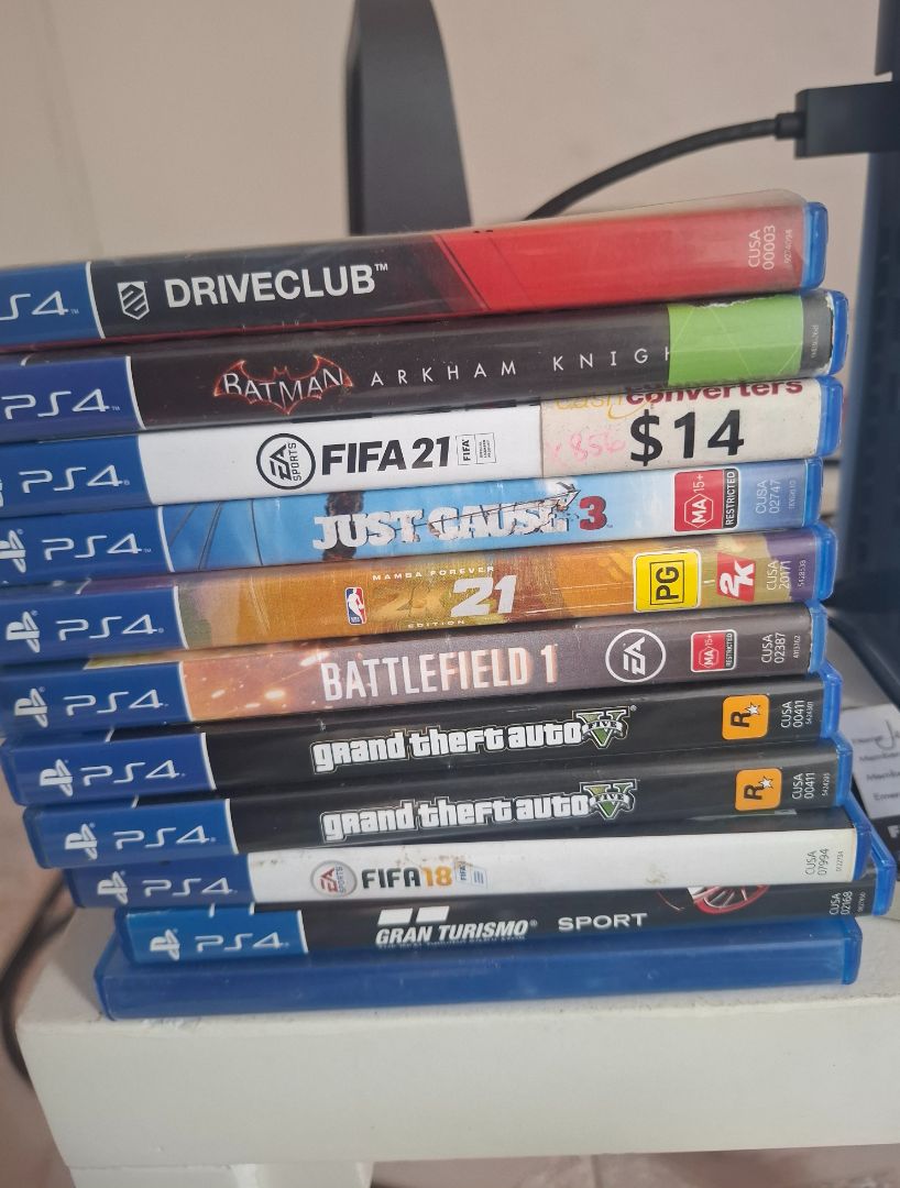 PS4 Games Assorted thumbnail 3