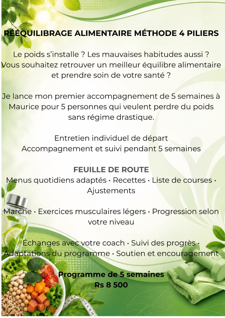 5-Week Nutritional Coaching & Weight Loss Program
