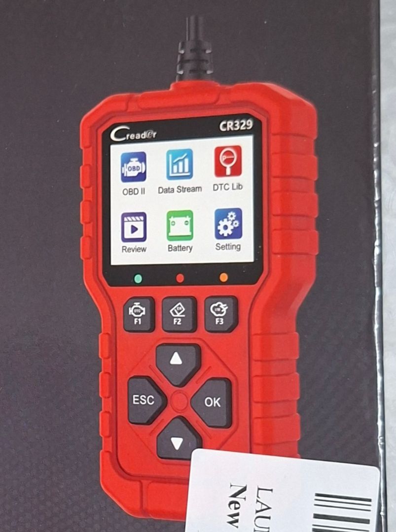 Launch Creader 329 OBDII Scanner Red thumbnail 2
