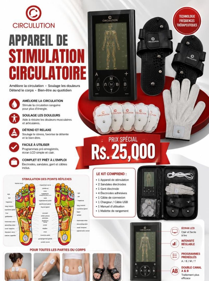 Circulution Circulatory Stimulation Device