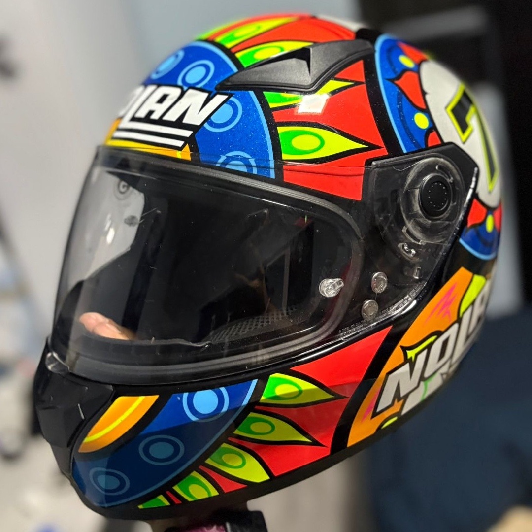 Nolan Motorcycle Helmet Multicolor thumbnail 2