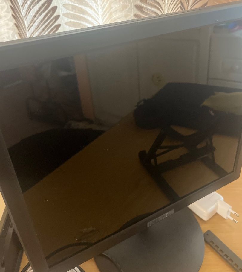 Second Black Computer Monitor for Work - Image 1 of 1