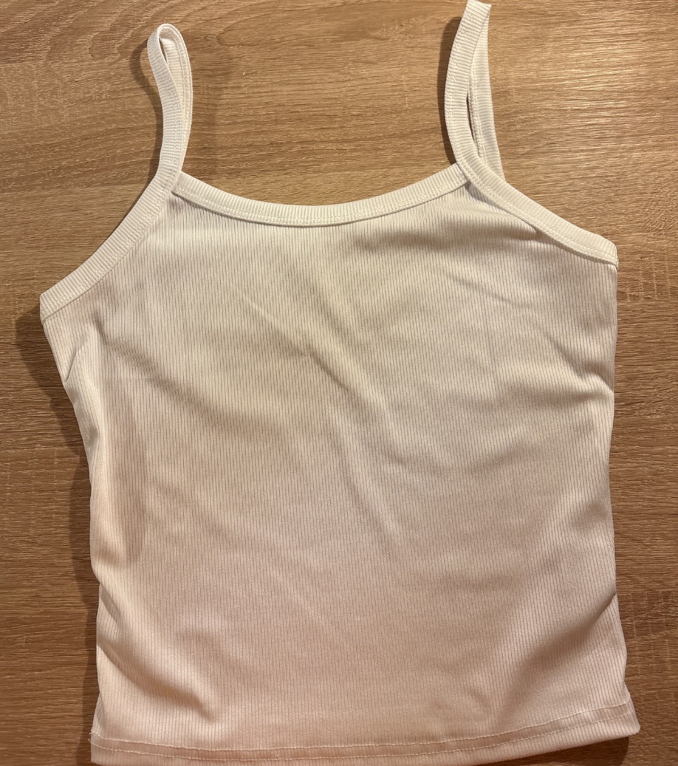 Temu White Tank Top XS