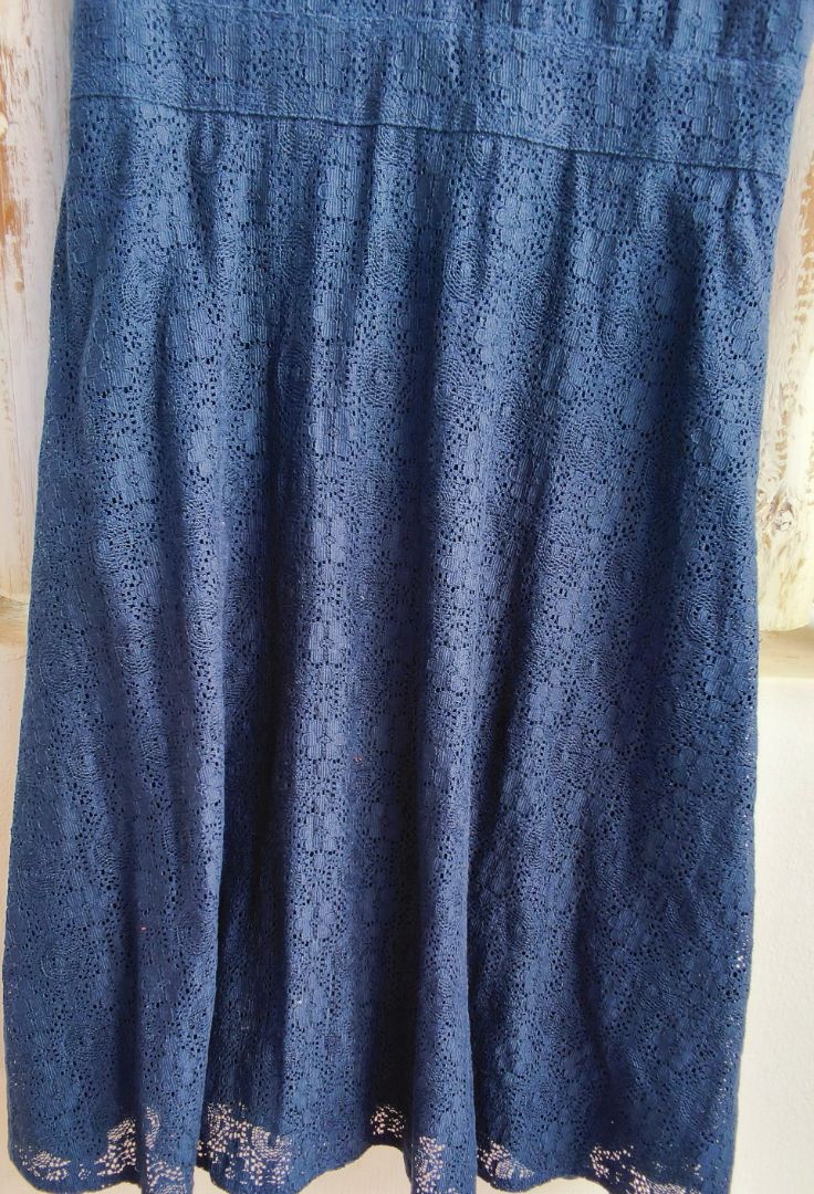 Jolie Jolie Petite Mendigote Lace Dress Blue Size S thumbnail 3