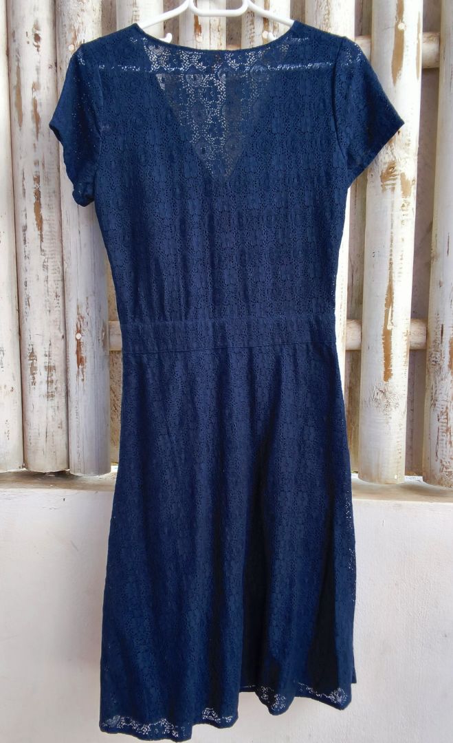Jolie Jolie Petite Mendigote Lace Dress Blue Size S thumbnail 4