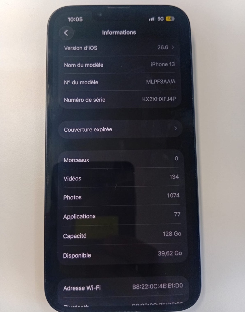 Apple iPhone 13 128GB Midnight thumbnail 4