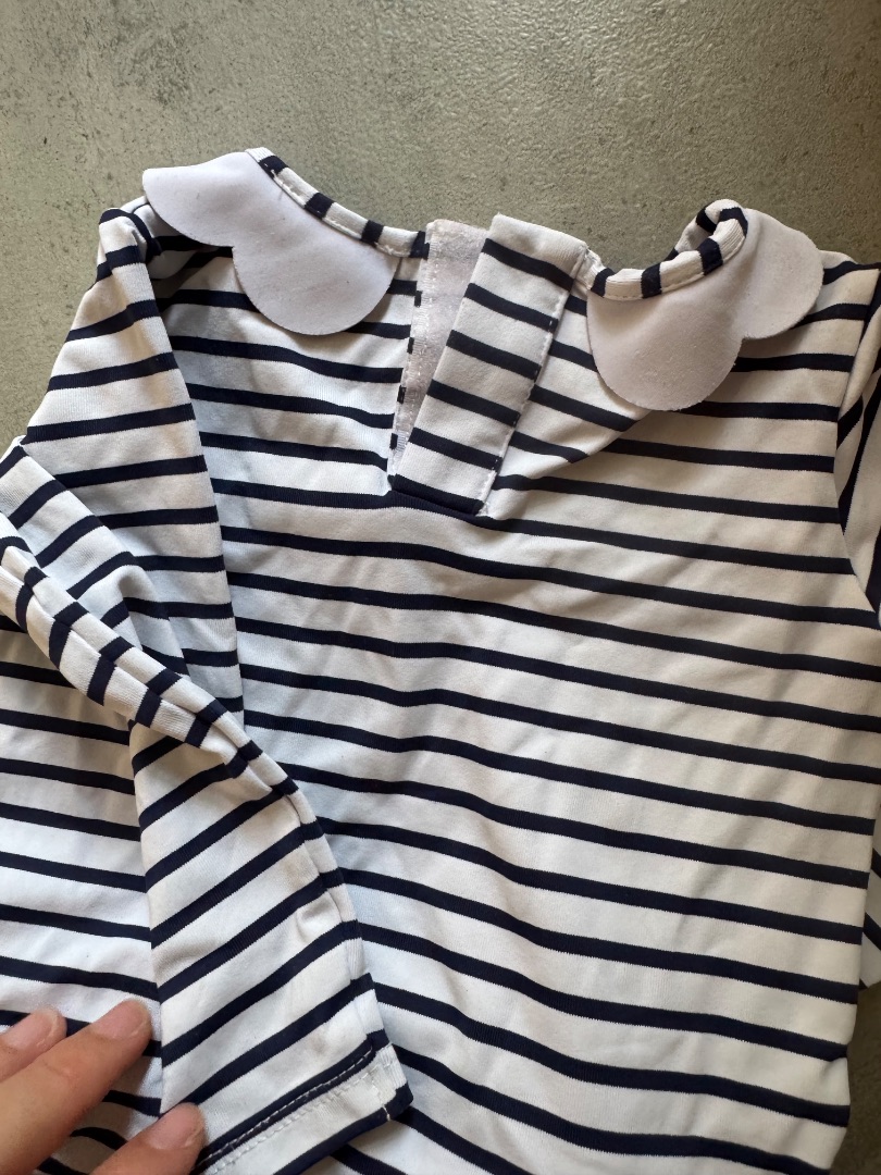 Jacadi Striped Swimsuit Set Size 18M thumbnail 5