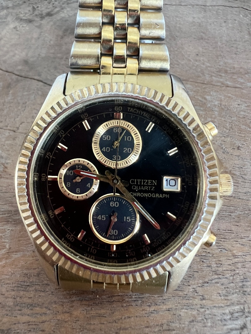 Citizen Gold Chronograph Quartz Men's Watch thumbnail 3