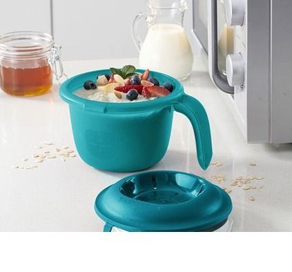 Tupperware Microwave Porridge Maker Teal