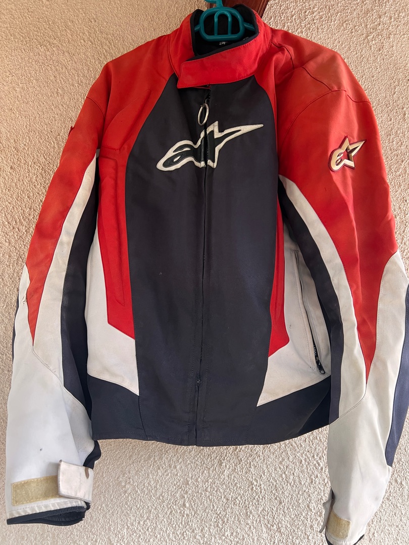 Alpinestars T-RC-1 Motorcycle Jacket Red/Black/White Size XXL thumbnail 3