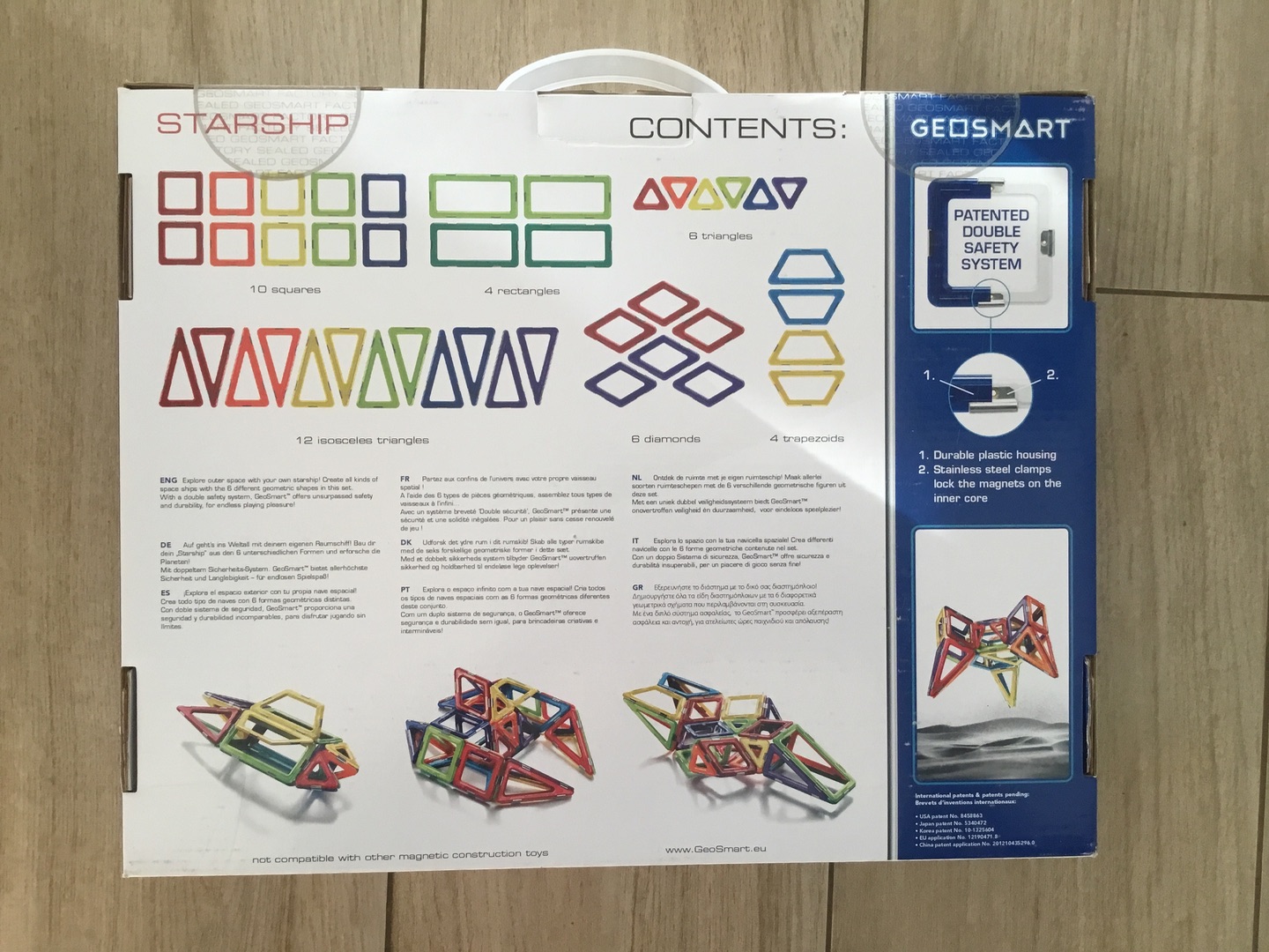 Geosmart Starship Magnetic Construction Set 42 Pieces thumbnail 2