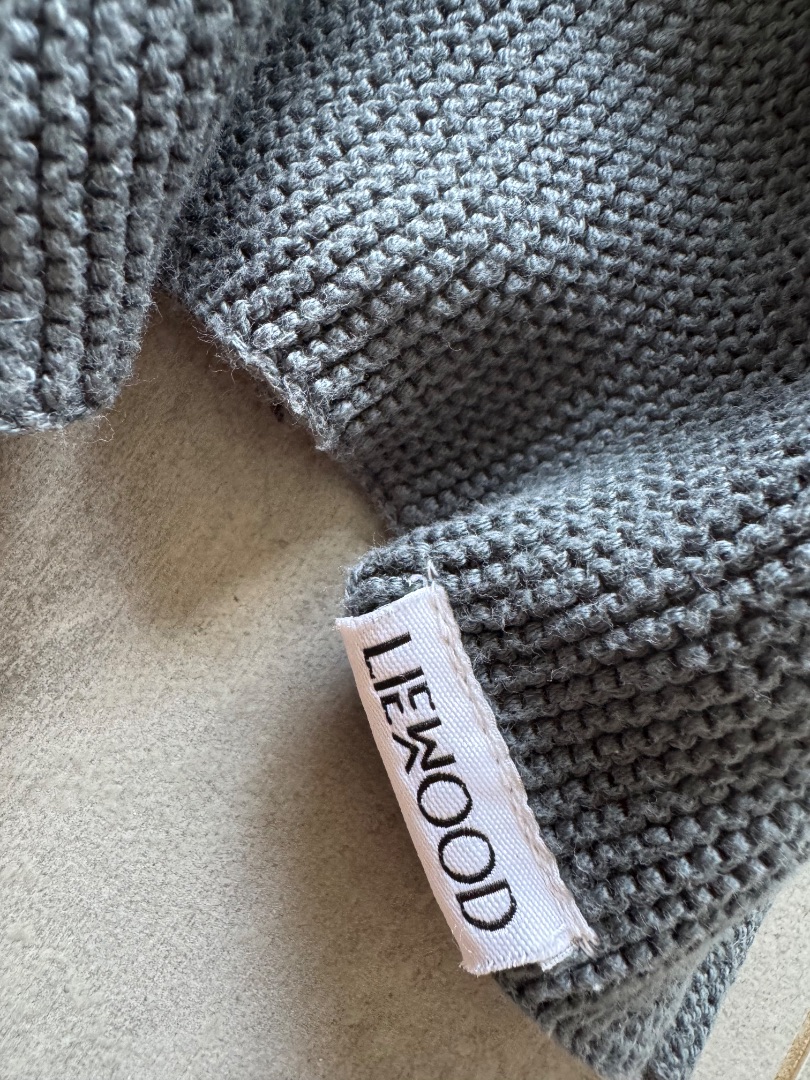 Liewood Grey Bear Doudou Blanket thumbnail 3