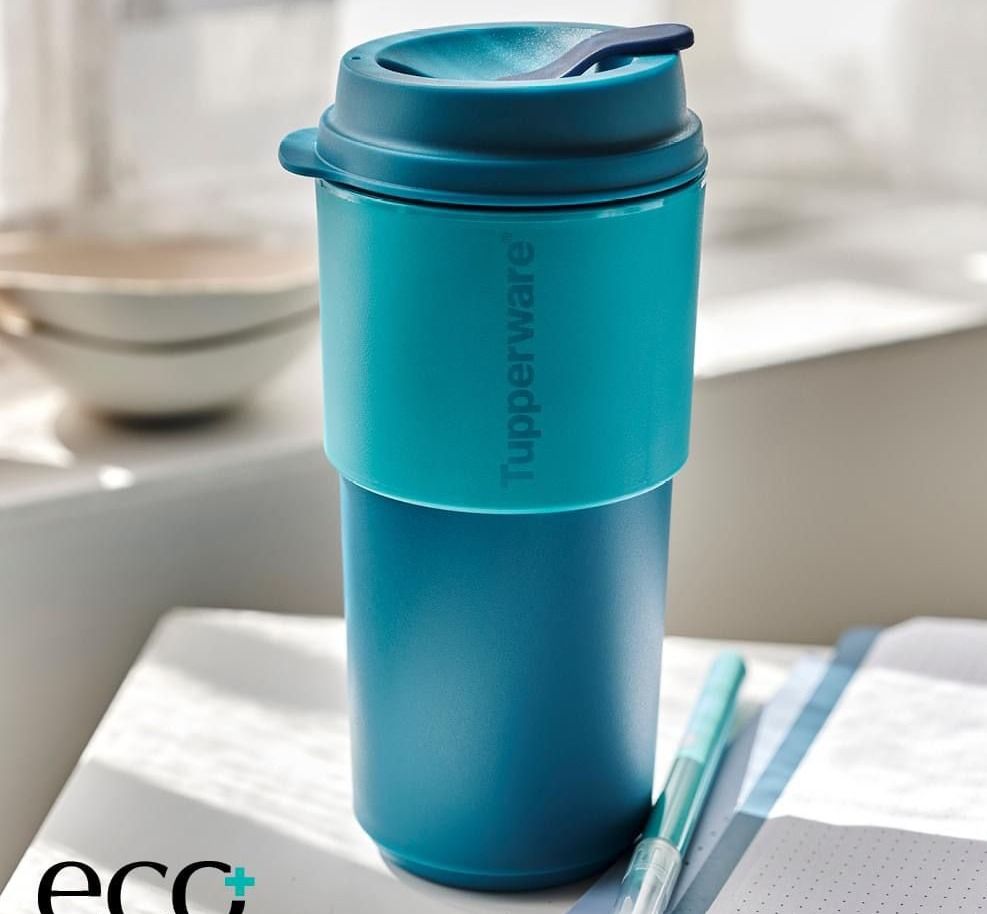 Tupperware Eco+ Insulated Travel Mug Blue - Image 1 of 1