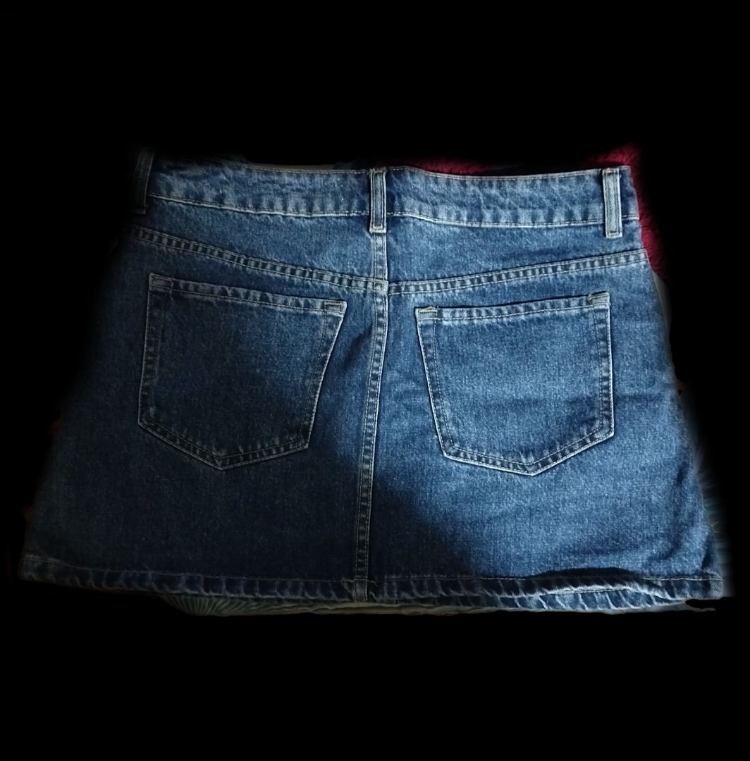 Topshop Denim Skirt Blue thumbnail 2