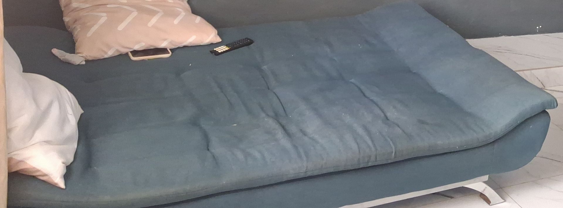 Convertible Sofa Bed Dark Gray thumbnail 4