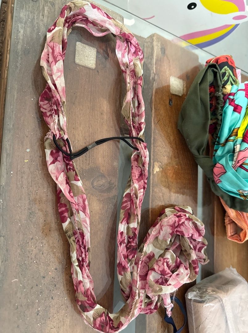 Floral Print Scarf Headband - Image 1 of 1