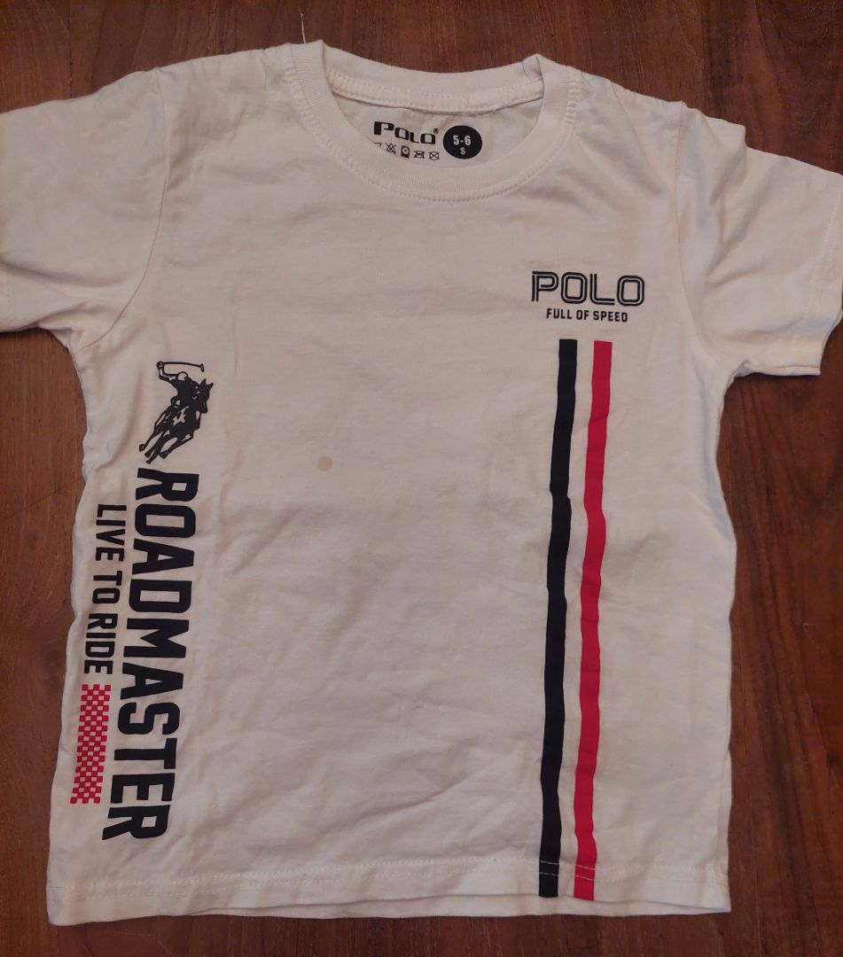 Polo Roadmaster T-Shirt White 5-6 Years