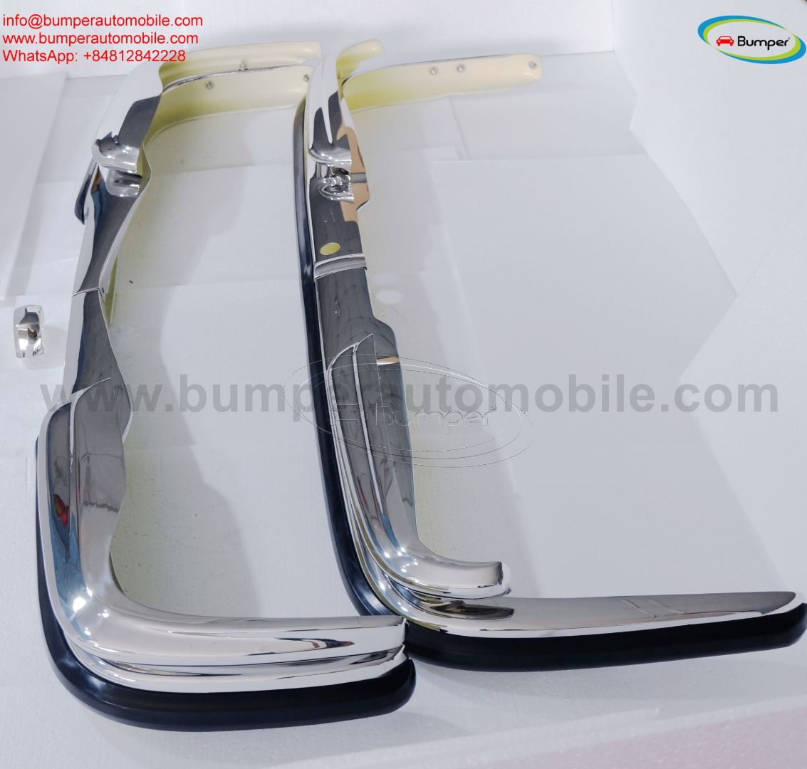 Mercedes W108 W109 1965-1973 Chrome Bumpers thumbnail 2