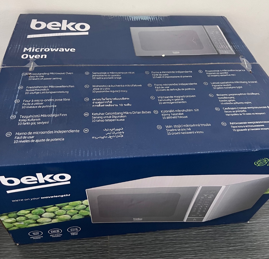 Beko BMO390 Microwave 30L Silver thumbnail 2