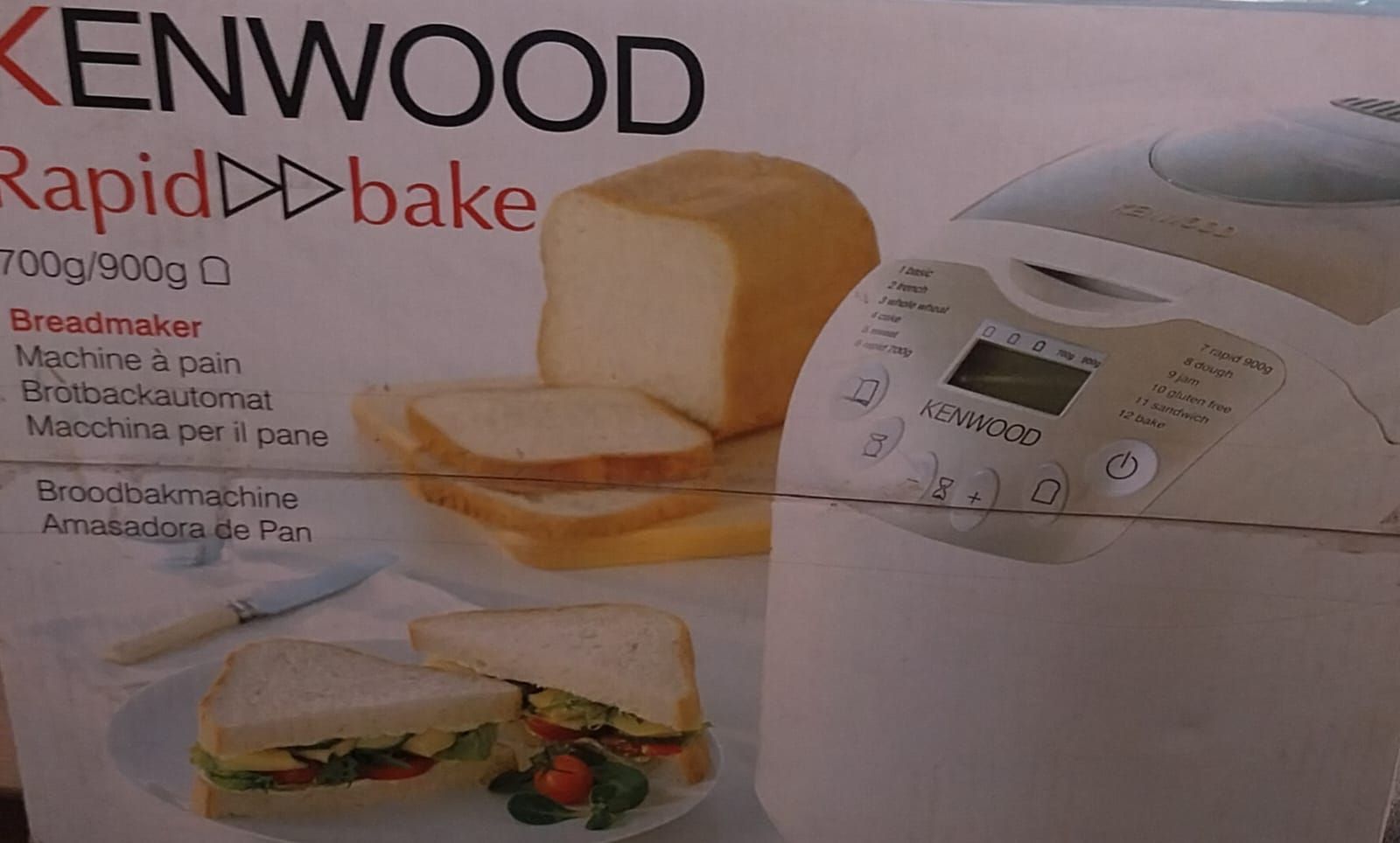 Kenwood Rapid Bake BM210 Breadmaker White