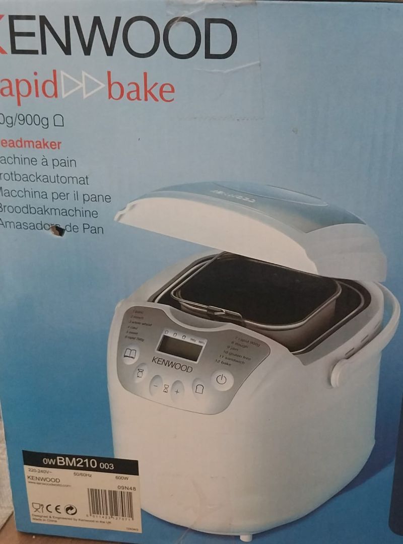 Kenwood Rapid Bake BM210 Breadmaker White thumbnail 3