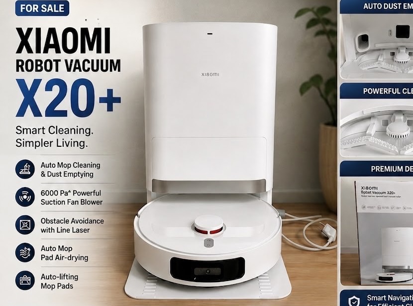 Xiaomi Robot Vacuum X20+ White