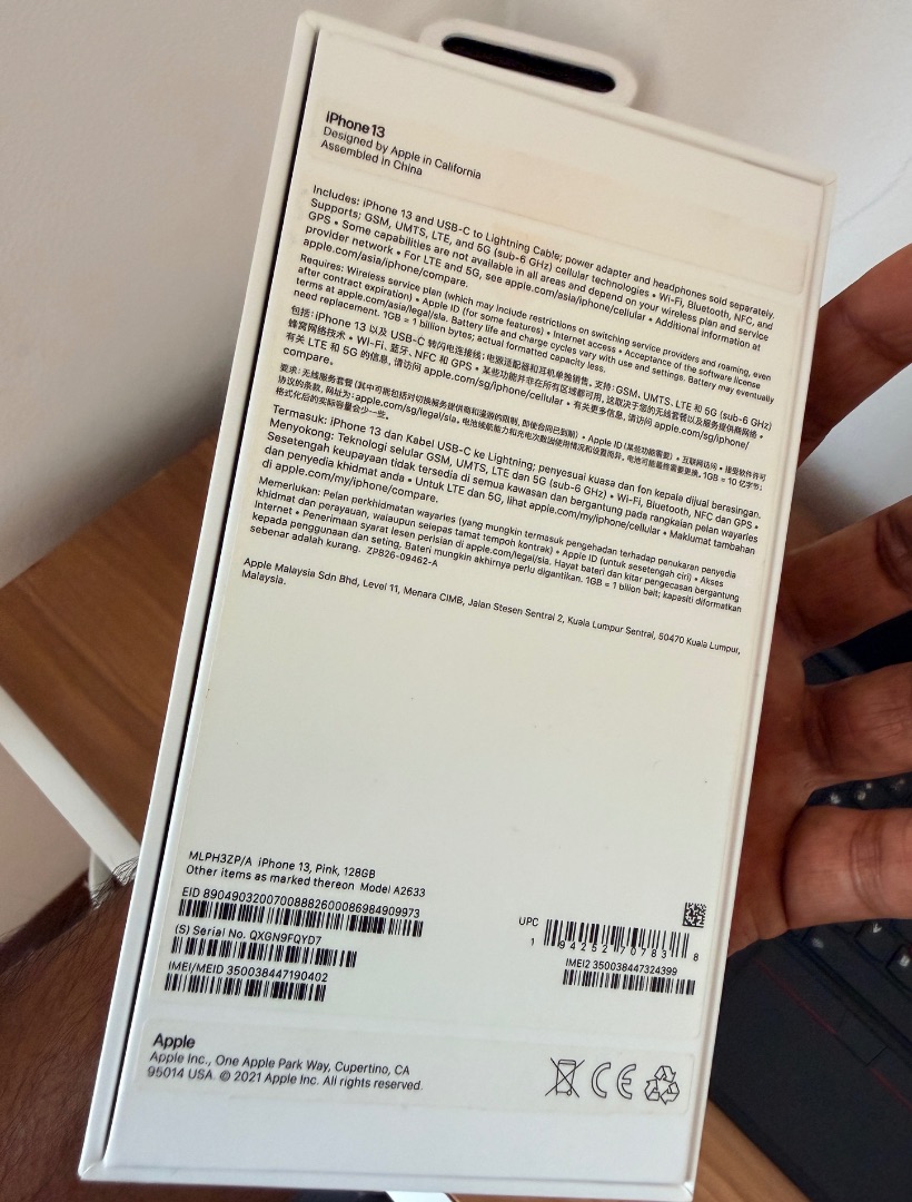 Apple iPhone 13 128GB Pink thumbnail 2